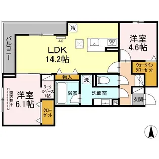 アルデバラン【2階】の間取り