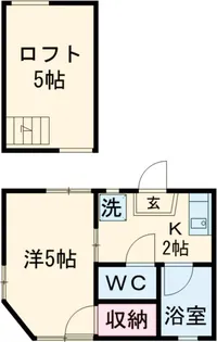 アルス明大前【1階】の間取り