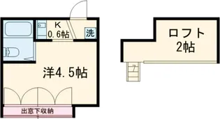 フルールポプリ【1階】の間取り