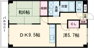 振栄ハイツⅥ【305号室】の間取り