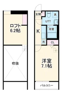 PINOFIORE CIELO【103号室】の間取り