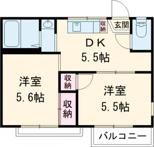 ビューテラス藤【1階】の間取り