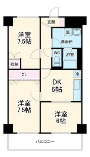 ラ・プランタン【5階】の間取り