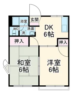 フィエルテ高砂【201号室】の間取り