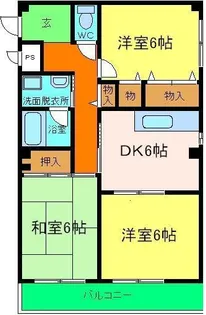 ルミエールマゴジⅣ【302号室】の間取り