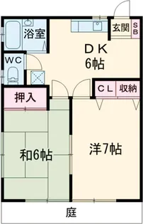 グリーンハイツ【1階】の間取り