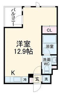 COZY徳川園【4階】の間取り