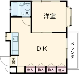 砧フラット【3階】の間取り