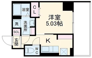 エスティメゾン浦和【7階】の間取り