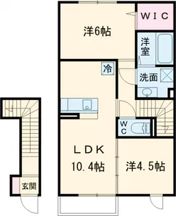 コーポファミーユ【2階】の間取り