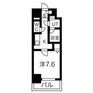 LAPIS TWOLES【102号室】の間取り
