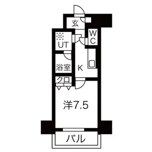 LAPIS TWOLES【8階】の間取り