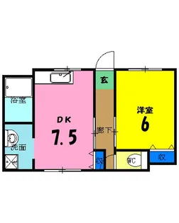 望ハイツ【101号室】の間取り