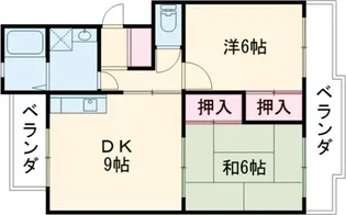 ラセーヌ大山崎【205号室】の間取り