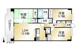 ライフステージ武蔵野【306号室】の間取り