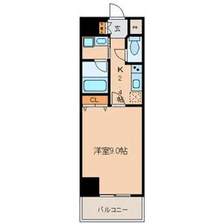 カーサビアンカ東岡崎【705号室】の間取り