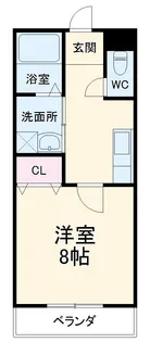 パーシモンガーデン【103号室】の間取り