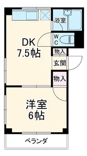 第2荒井マンション 【1階】の間取り