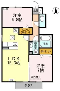 ディアコート28 C棟【1階】の間取り
