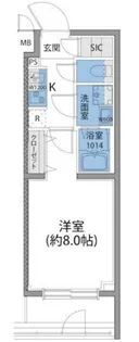 ルネサンスコート世田谷若林【408号室】の間取り