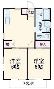 コーポさかえ【2階】の間取り