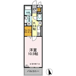 フォンターナ刈谷【2階】の間取り