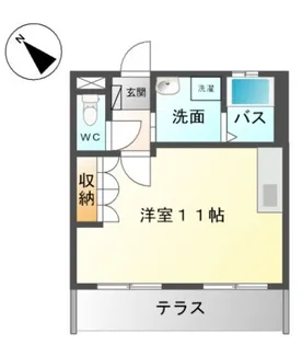 グランチェスタK-Ⅰ【1階】の間取り