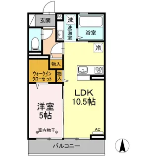 メゾン鎌田Ⅱ【3階】の間取り