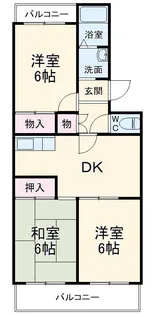 サンシティヒコタB3【3階】の間取り