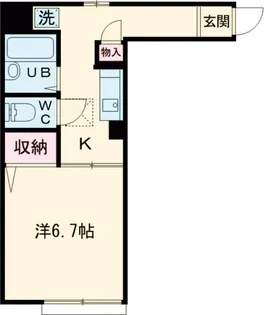 ストリームフラッツ【1階】の間取り