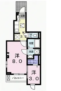 レジデンス藤岡Ⅱ【1階】の間取り