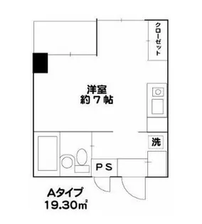 ドミールCity中野【5階】の間取り
