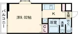 パークサイド菅原橋【305号室】の間取り