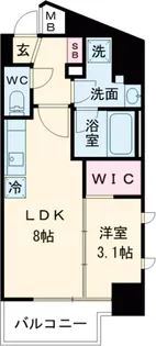 デュオフラッツ池袋【4階】の間取り