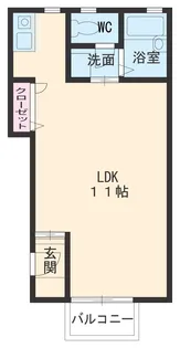 私の家 Ⅰ【109号室】の間取り