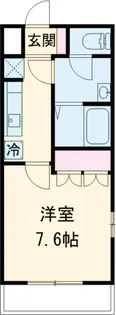 エスポアール【101号室】の間取り