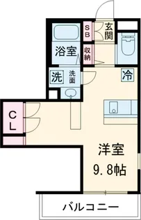 Belle Scene Aoto【2階】の間取り