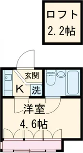 ベルローズ狛江【202号室】の間取り