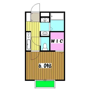 サンフラワーエイト【101号室】の間取り