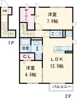 ステラC【2階】の間取り
