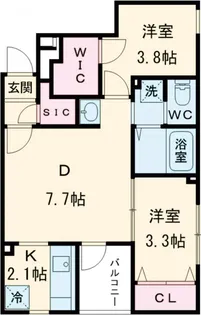 PERSICA NAKANO【5階】の間取り