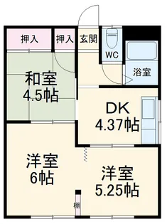 コーポYOU【102号室】の間取り