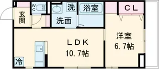 Belsia【3階】の間取り