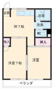 ニュー幸田プラザ【3-E号室】の間取り