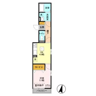 アークフォレスト【1階】の間取り