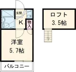 ウィステリア久我山【1階】の間取り