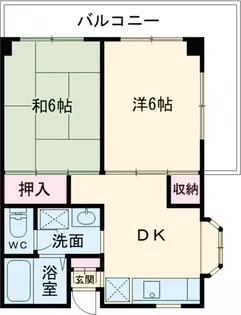 プランドール南葛西【1階】の間取り