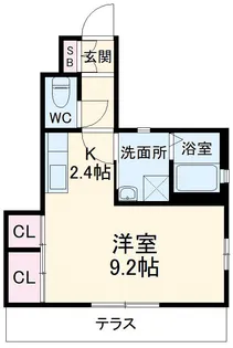 エントピアヤダⅢ【1階】の間取り