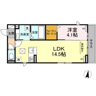 ココット【3階】の間取り
