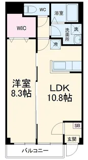 ソリス緑が丘【1階】の間取り